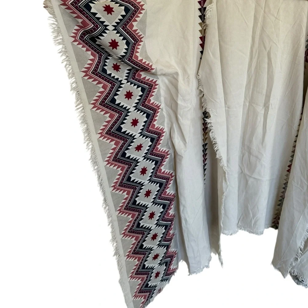 FREE PEOPLE AZTEC FRINGE CARDIGAN